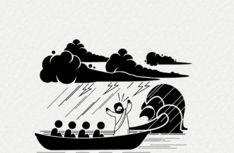 Исус смирува бу­ра